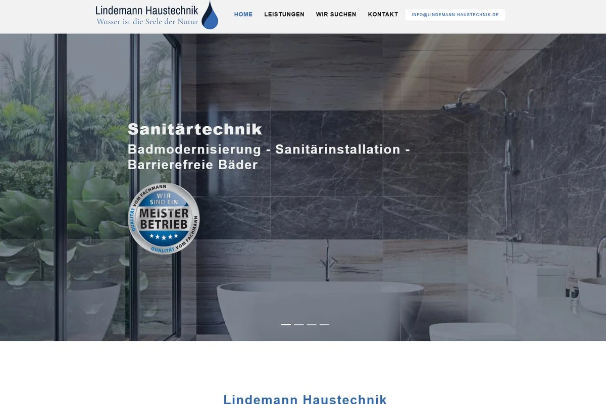 Referenz Lindemann Haustechnik ansehen